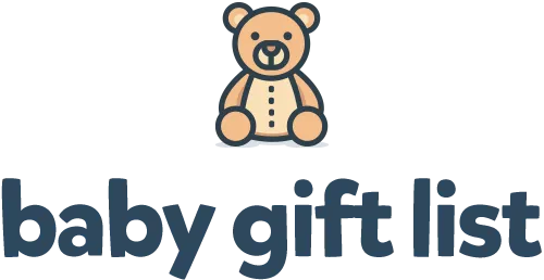 Baby Gift List logo showing a brown cuddly toy bear sat down